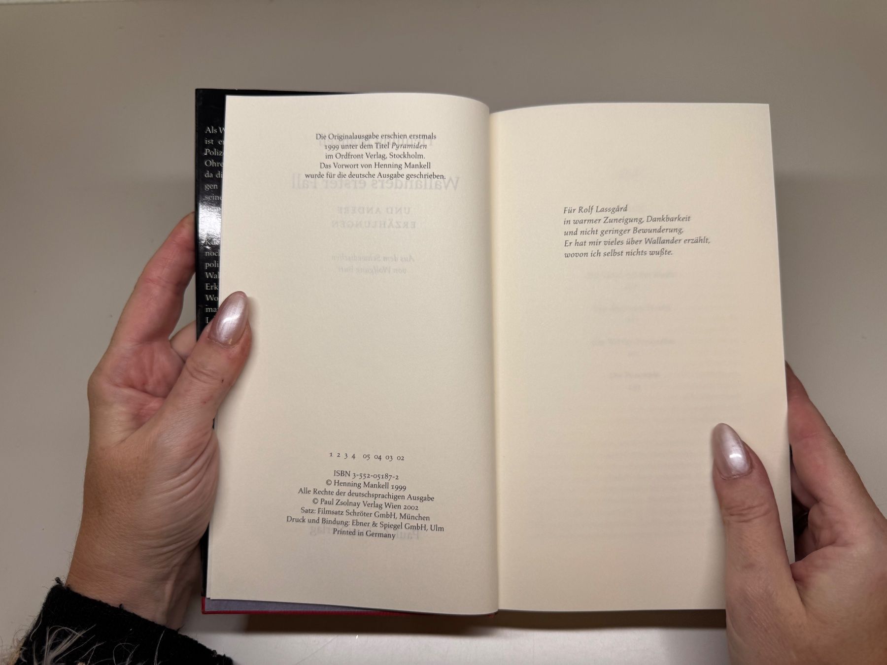 Libri: ROMAN: Henning Mankell, Wallanders erster Fall – Usato da Grosswangen venduto da Deutsche_Romane 3