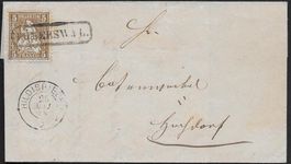 1868 Brief RÖMERSWIL Stab-o eingefasst Nr. 30 selten ab 1.-