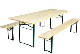 Neuwertige Festbank-Party-Garnituren (220 × 80 cm)