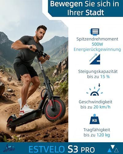 Scooters: Luftreifen S3 PRO Elektroroller 20km h – Neu und originalverpackt aus Hundwil von Mr.Wong 2