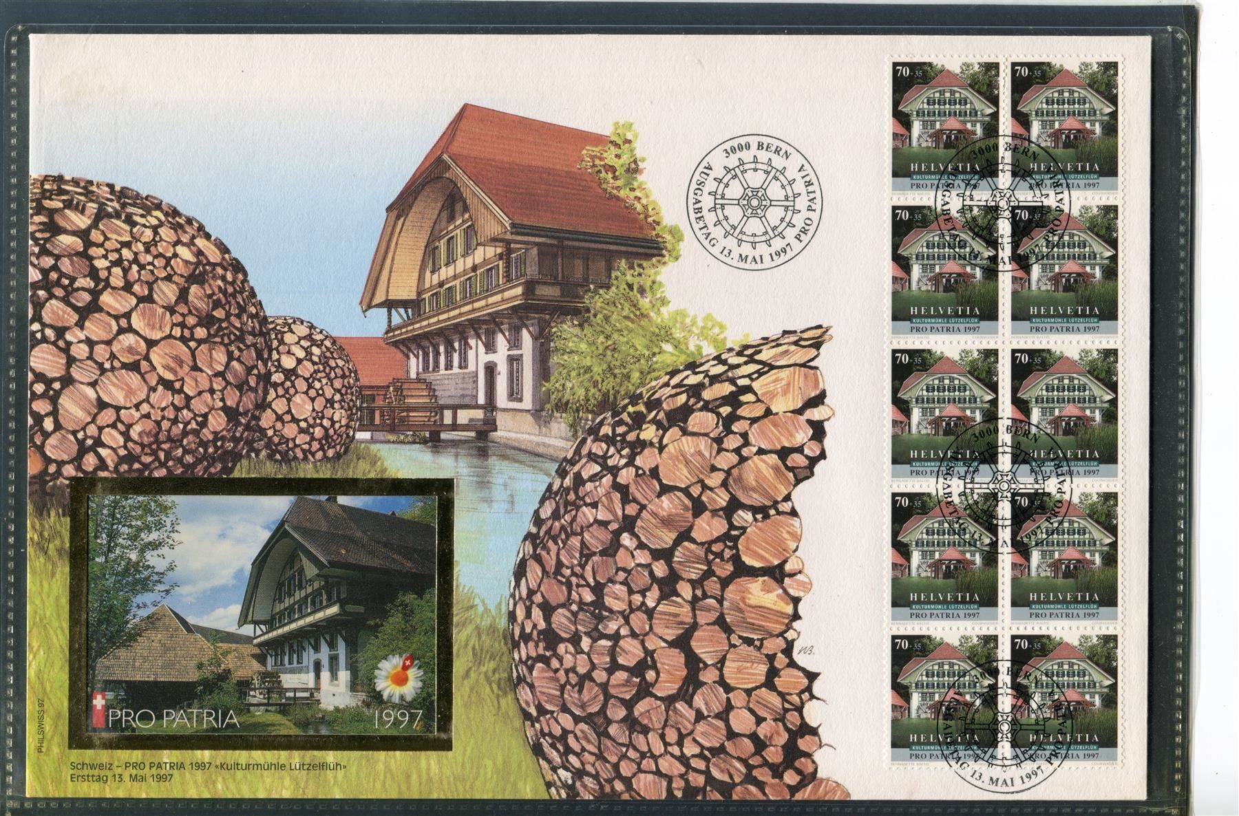 Tous les timbres: 1997 Gross FDC MH Pro Patria – D'occasion à Winterthur par Kyoung