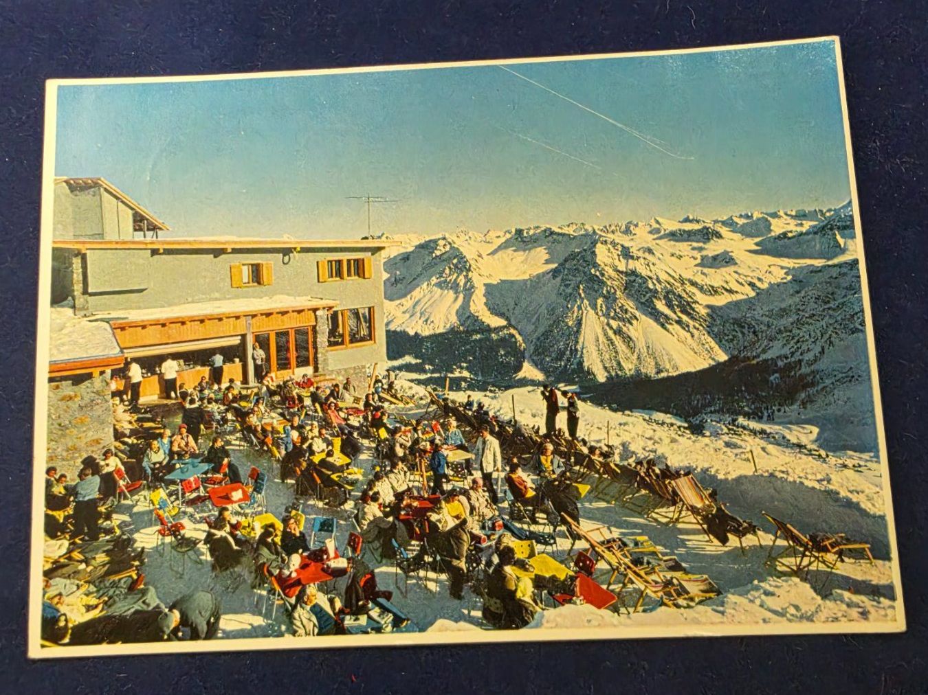 Cartoline postali: Weisshorngipfel Restaurant – Usato da Wald AR venduto da Bwaldy