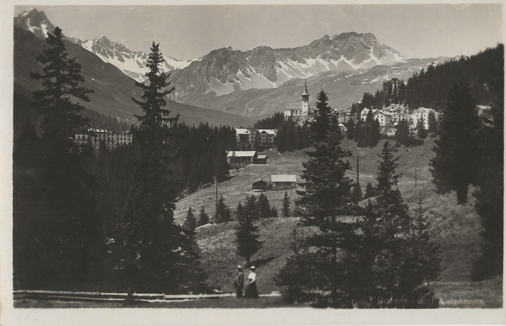 Ansichtskarten: Arosa, 1926 – Gebraucht aus Frauenfeld von Merk52