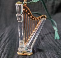 Swarovski „Crystal Memories“ Harfen-Weihnachtsornament
