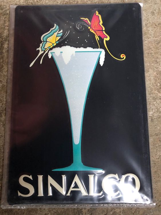 Sinalco werbung classic reklame Getränke bar restaurant deko 1