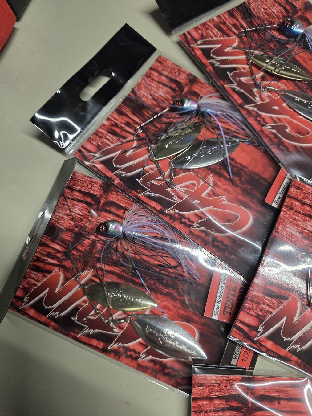 Esche: Sakura Ninja Blade Spinnerbait, NEU und Originalverpackt – Nuovo e nell'imballaggio originale da Rheinfelden venduto da Hechtkill1 1