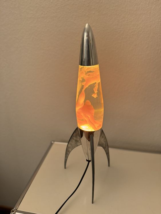 Mathmos Telstar Rakete Lavalampe Orange 50 cm hoch | Kaufen auf Ricardo
