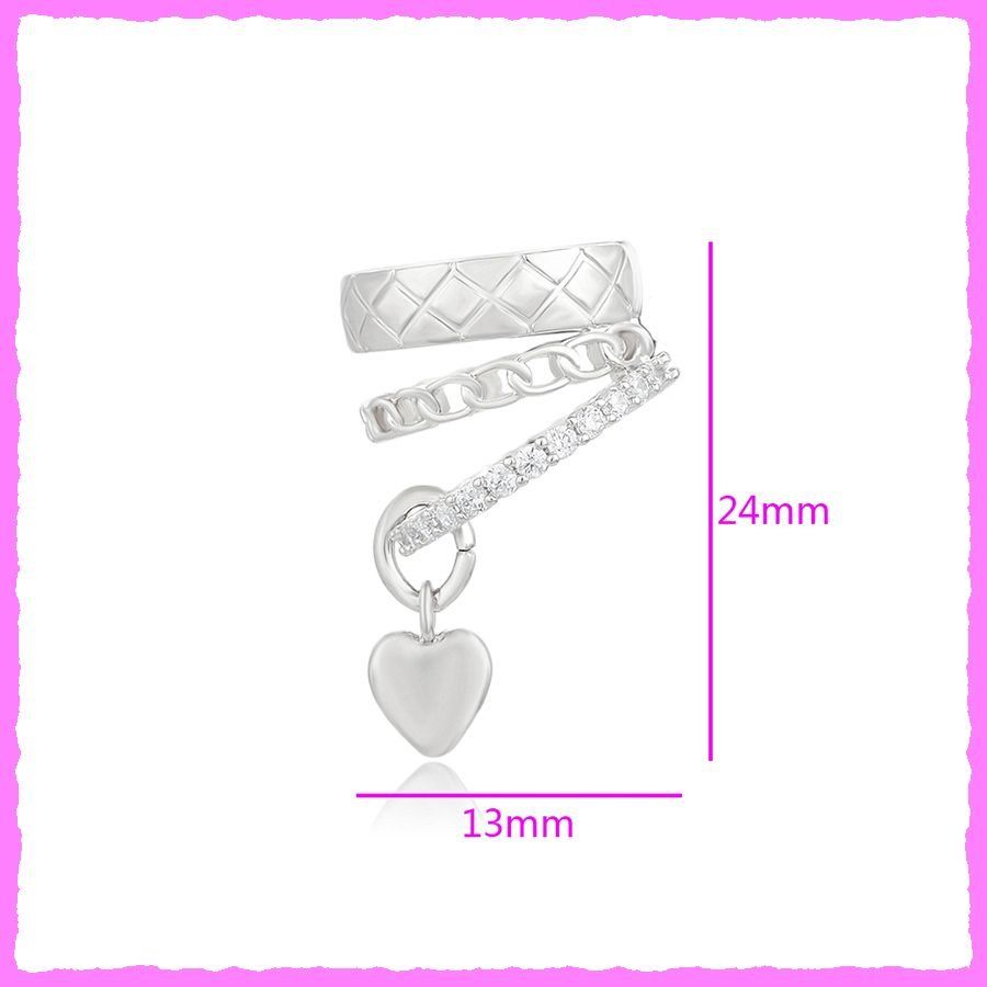 Orecchini pendenti & Orecchini a lobo: Bezaubernde Earcuffs mit Zirkonia – Nuovo e nell'imballaggio originale da Oberglatt ZH venduto da Diamond-Girl 1