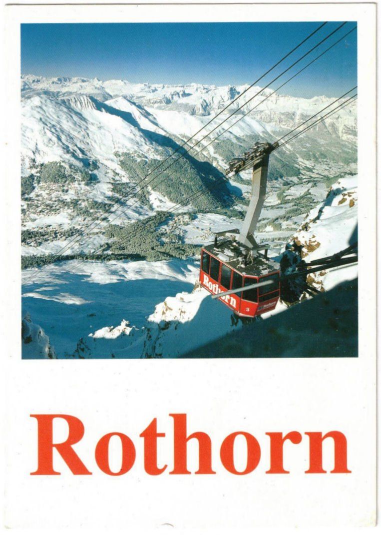 Cartoline postali: Lenzerheide - Luftseilbahn Rothorn – Usato da Binningen venduto da Mountainrider