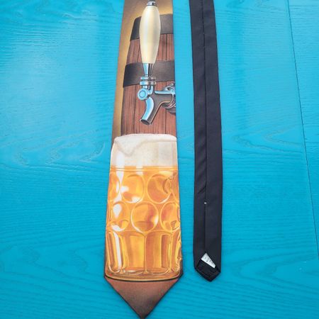Krawatte Bier  Zapfhahnen Oktoberfest