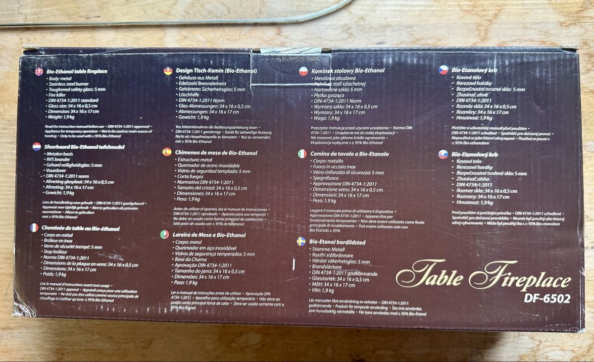 Bracieri: Tischkamin der Marke FireFriend – Nuovo e nell'imballaggio originale da Schattenhalb venduto da Oodaaq 4