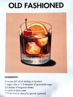 Old Fashioned Poster Leinwandbild 30x40cm NEU (Rahmenlos)