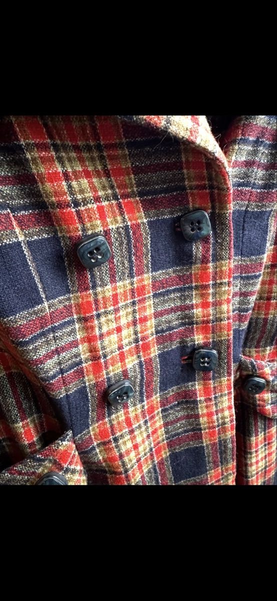 Giacche: Vintage Plaid Wool Blazer Jacket - Chic Fall Style! – Usato da Kilchberg ZH venduto da ccc_5llb 2