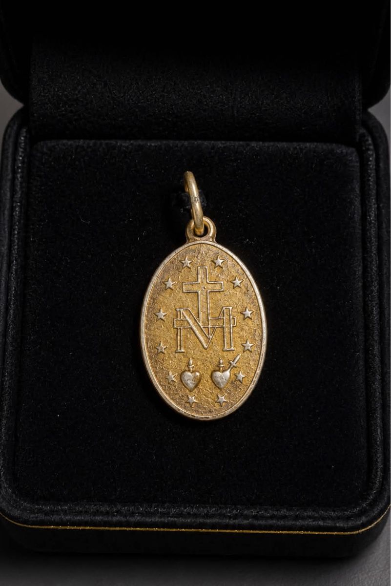 Medaillen: Wunderschöne Miraculous Medal – Marienmedaille Bicolor – Gebraucht aus Oberweningen von Tuk7777 1