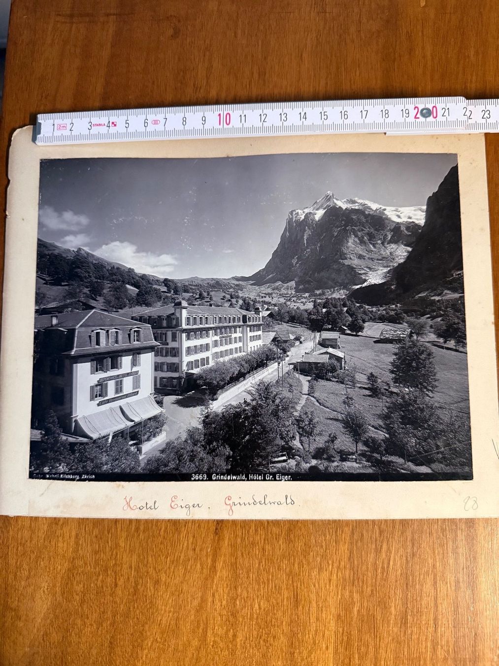 Cartes postales: Grindelwald BE Hotel Grand Eiger und Hotel Scheidegg – D'occasion à Biasca par Blenio71