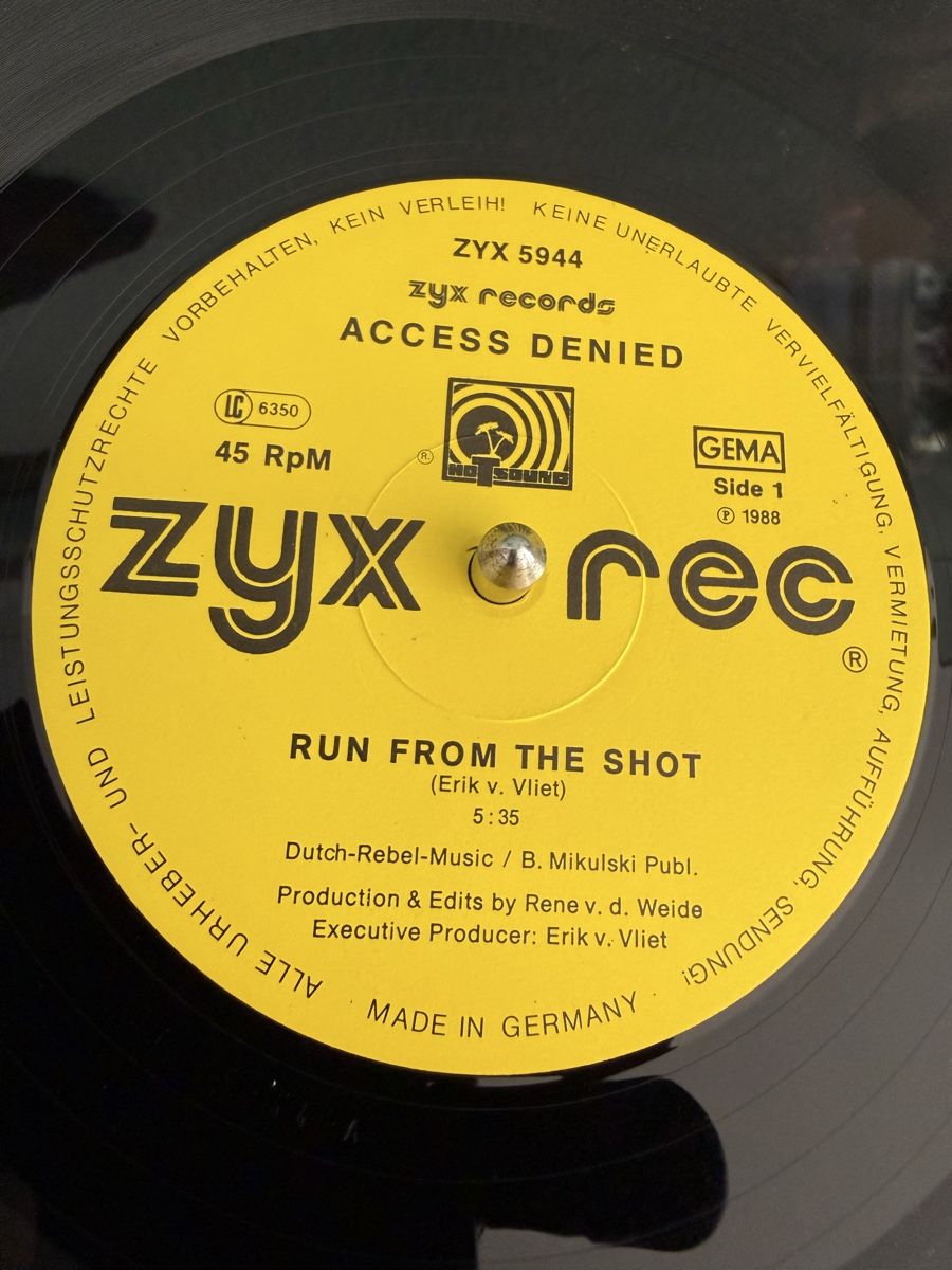 Dischi in vinile: Access Denied - Run From The Shot ZYX Schallplatte – Usato da Goldach venduto da Messerguru 5