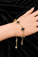 Luxuriöses Premium-Armband im Clover-Design – Verstellbar
