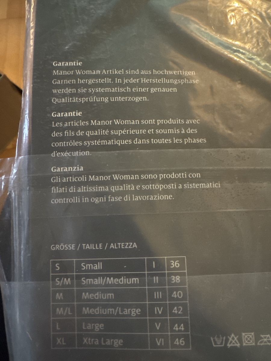 Calze & Collant: Manor Glitzer Strumpfhose Gr. S Schwarz Neu – Nuovo e nell'imballaggio originale da Seuzach venduto da CarmelinaFerraris 3