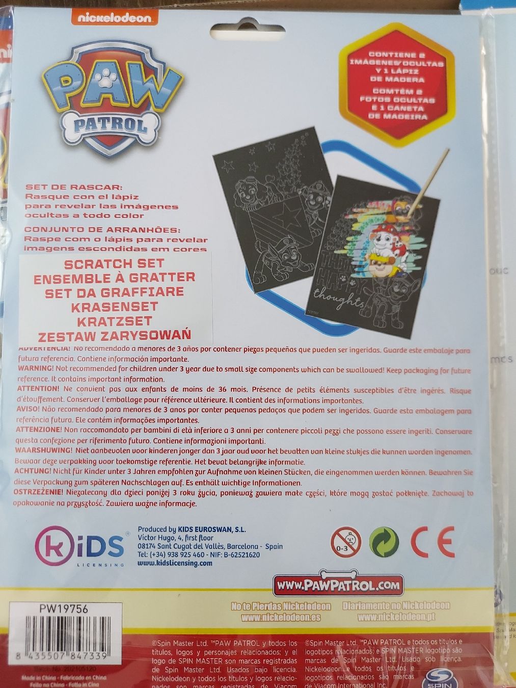 Kit bricolage: Paw Patrol Stempel Set + Scratch Set NEU – Nuovo e nell'imballaggio originale da Altishofen venduto da tammy05 5