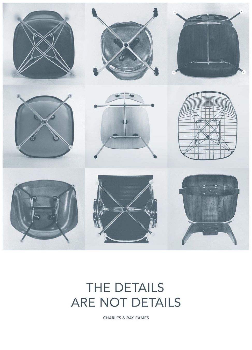 Poster & Bilder: Vitra Eames Poster "Details" – Neu und originalverpackt aus Zug von Jujikiko