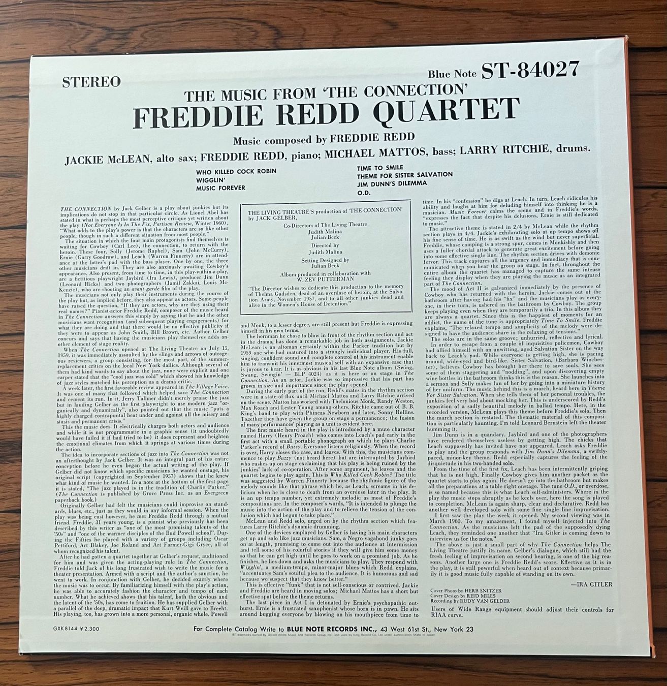 Dischi in vinile: Freddie Redd Quartet with Jackie McLean – Usato da Winkel venduto da hei_gxk6 1