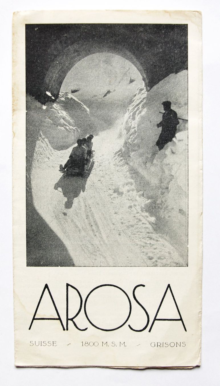 Documenti: PROSPEKT "AROSA" BROCHURE (franz.), ca. 1930 – Usato da St. Gallen venduto da modernetc 1