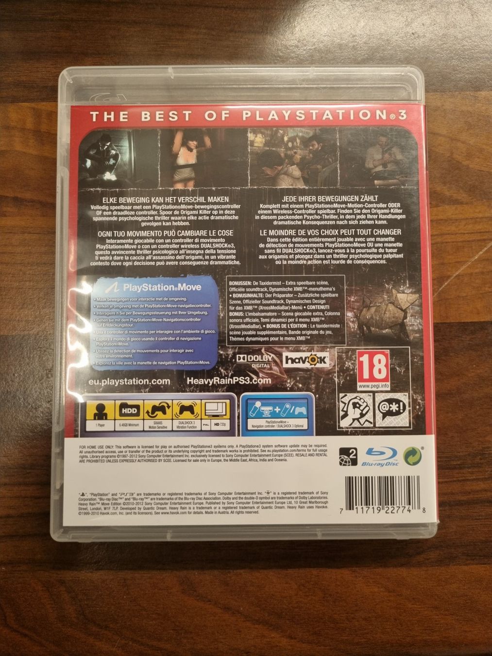 Sony Jeux: Heavy Rain Move Edition PlayStation 3 – D'occasion à Pollegio par Isaiaaaa96 1