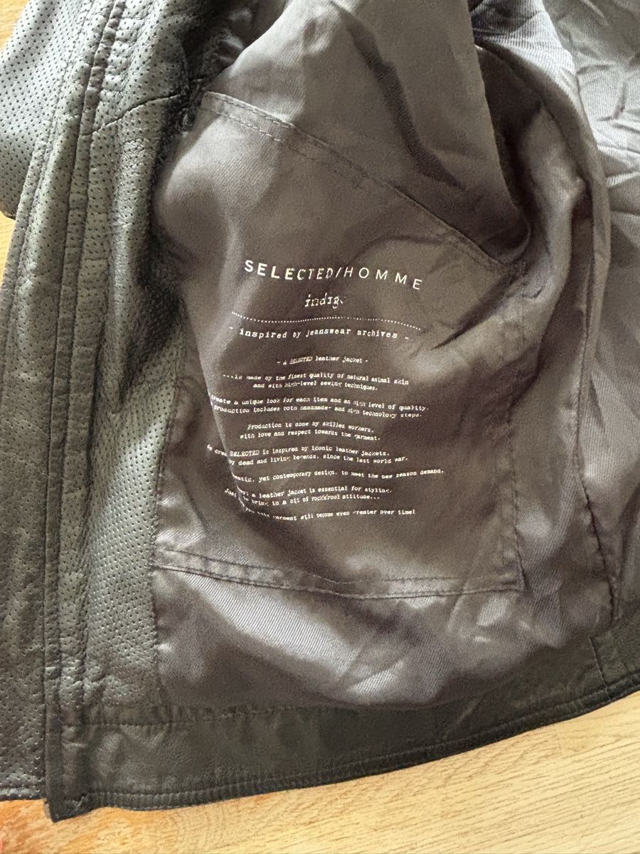 Selected Giacche: Lederjacke Selected Homme – Usato da Belp venduto da nanuu27 2