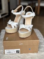 Christian Louboutin Keilsandalen Weiss Gr. 38