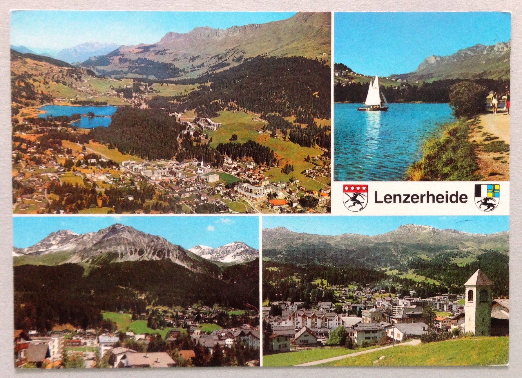 Cartoline postali: Lenzerheide, 1500 m ü/M – Usato da Fétigny venduto da Billy2miny