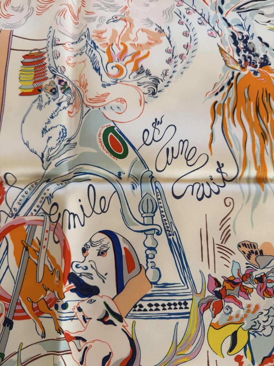Hermès Foulard & Sciarpe: Carré Hermès 90 Émile et une nuits – Nuovo (secondo la descrizione) da Founex venduto da dom_bgr7 2