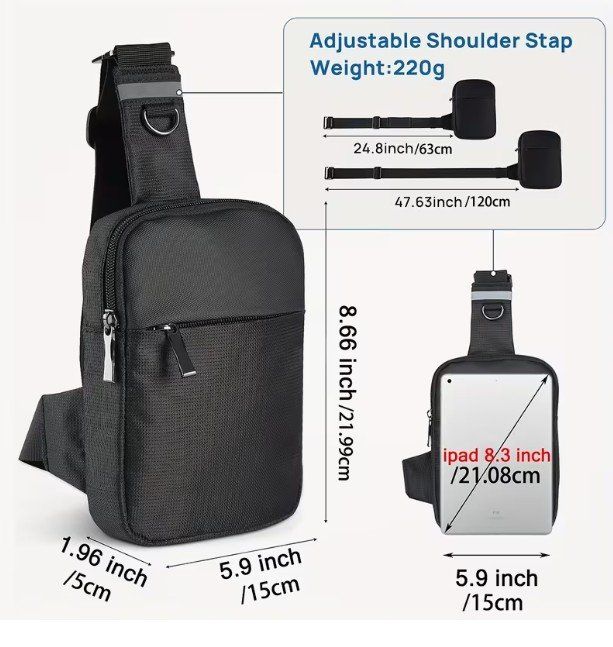 Borse: Slingbag, Umhängetasche, Männertasche – Nuovo (secondo la descrizione) da Uesslingen venduto da binaggi 2