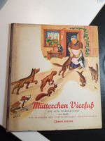 antik Kinderbuch - Mütterchen Vierfuss - 1950 - Caran D'Ache
