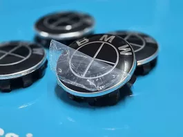 4x bmw felgen mittelkappen 56 mm
