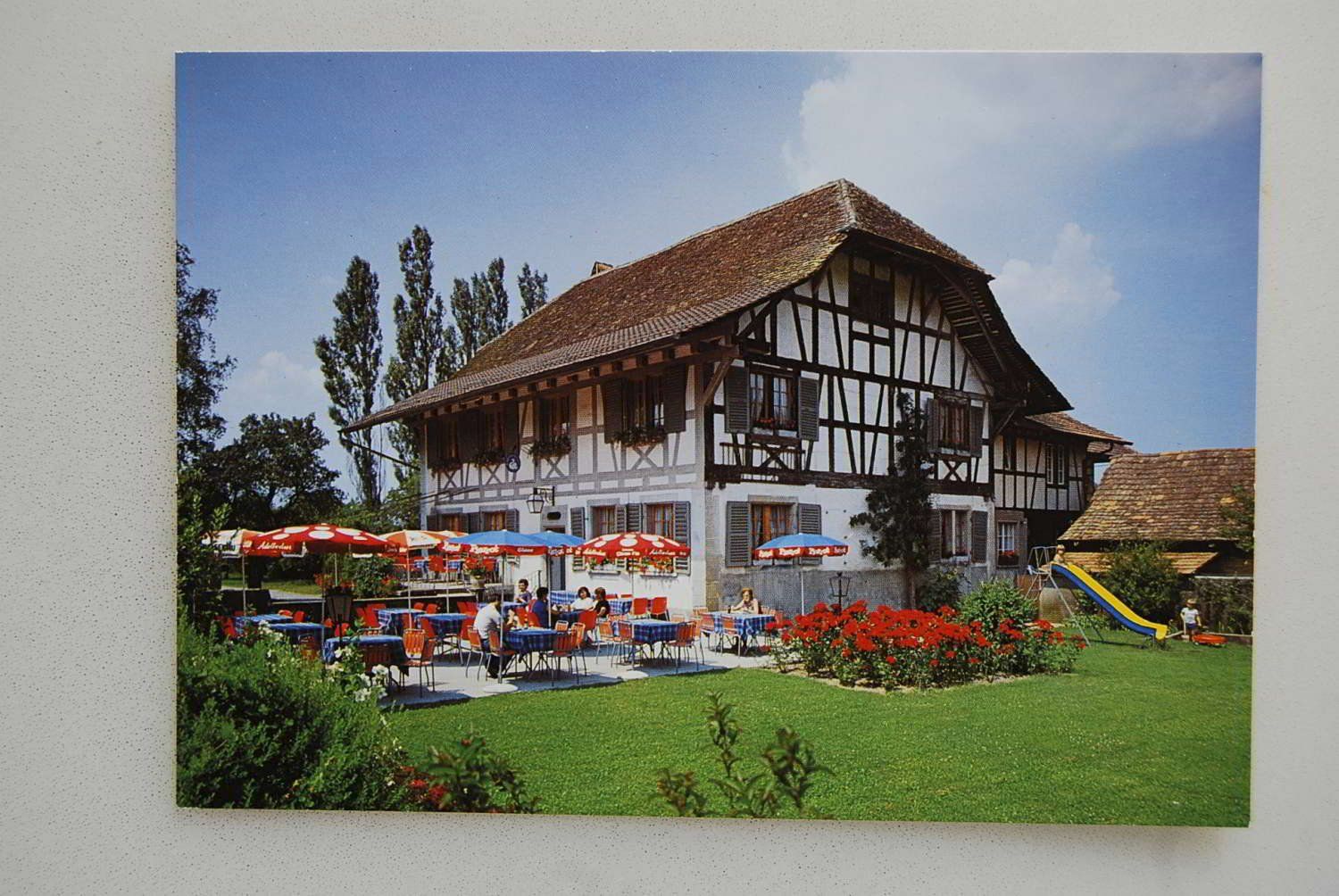 Cartoline postali: AK Allenlüften, Restaurant Schwanen – Usato da Rüfenacht BE venduto da Toro06