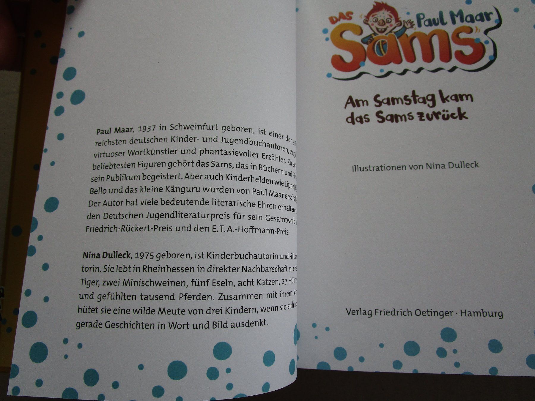 Libri: Das Sams / Kinderbuch – Usato da Grenchen venduto da Bass25 1