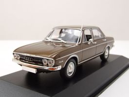 Audi 100 Limousine C1 1968-1976 dunkelbraun met.      1:43