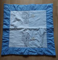 Süsses Baby Decke Elefant mit Vögel Top Zustand! 86 × 86 cm