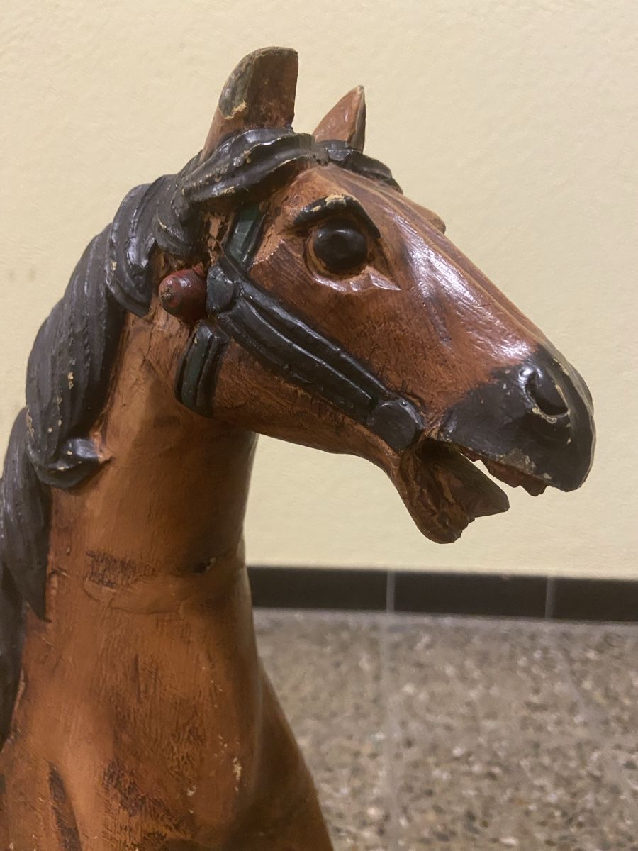 Statuette: Antikes Schaukelpferd aus Holz – Usato da Ostermundigen venduto da bargirl 4