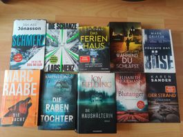 10x Thriller Psychothriller Krimi Krimis