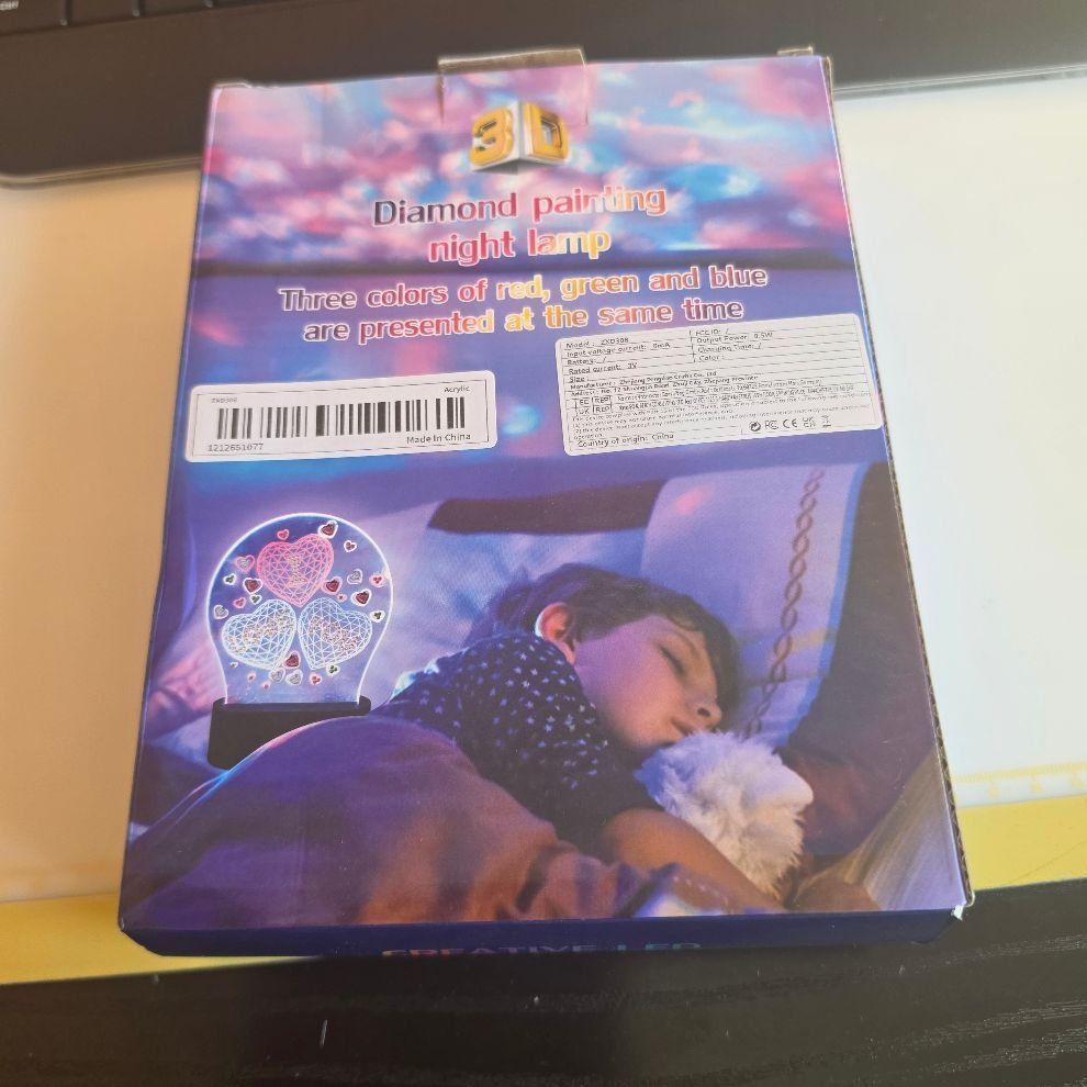 Kit bricolage: DIAMOND PAINTING NIGHT LAMP – Nuovo e nell'imballaggio originale da Dintikon venduto da bonita099 1
