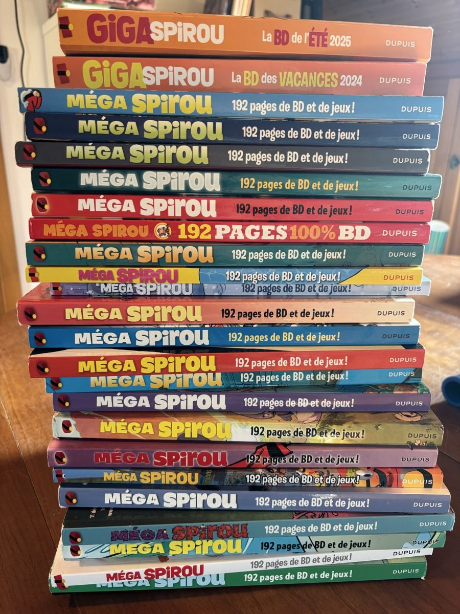 Fumetti: Lot 24 BD mega Spirou - Collection! – Usato da Yverdon-les-Bains venduto da DoctorGuitar 3
