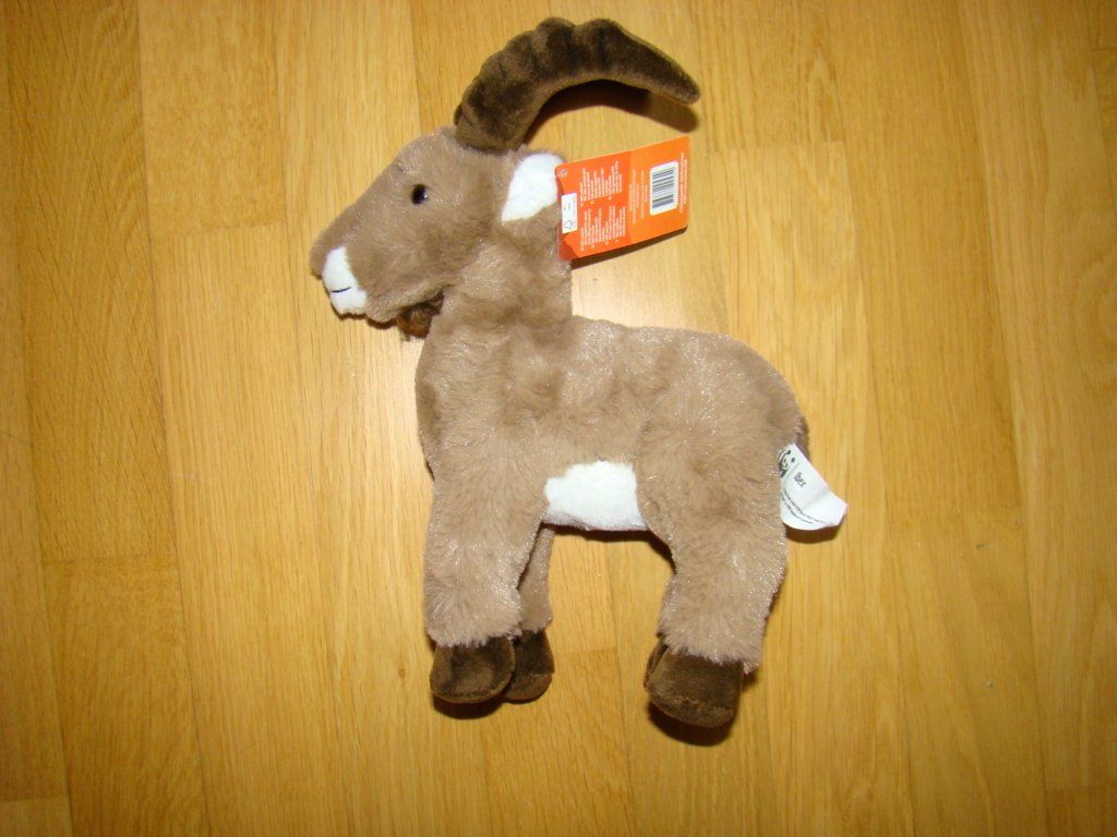 WWF Giocattoli: WWF, peluche bouquetin – Nuovo e nell'imballaggio originale da Lussery-Villars venduto da pousinete02