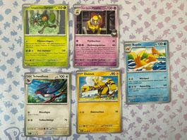 Diverse Pokemon Karten - Ewige Rivalen