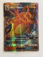 Pokemon Karte Glurak GX SM211 Holo guter Zustand