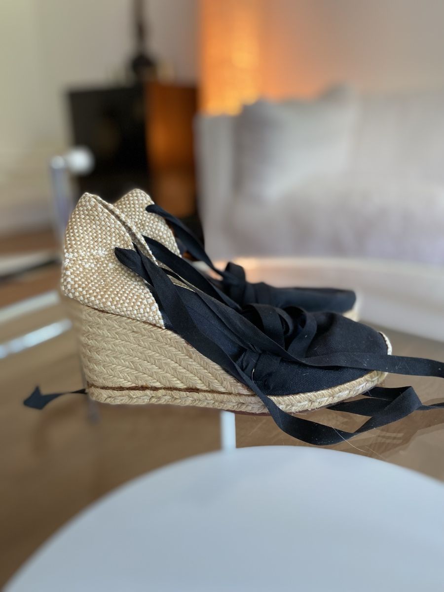 Scarpe da donna: castaner espadrilles in 38 schwarz – Usato da adliswil venduto da PRELOVED_