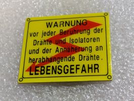 Ansteckpin 172: Warnung