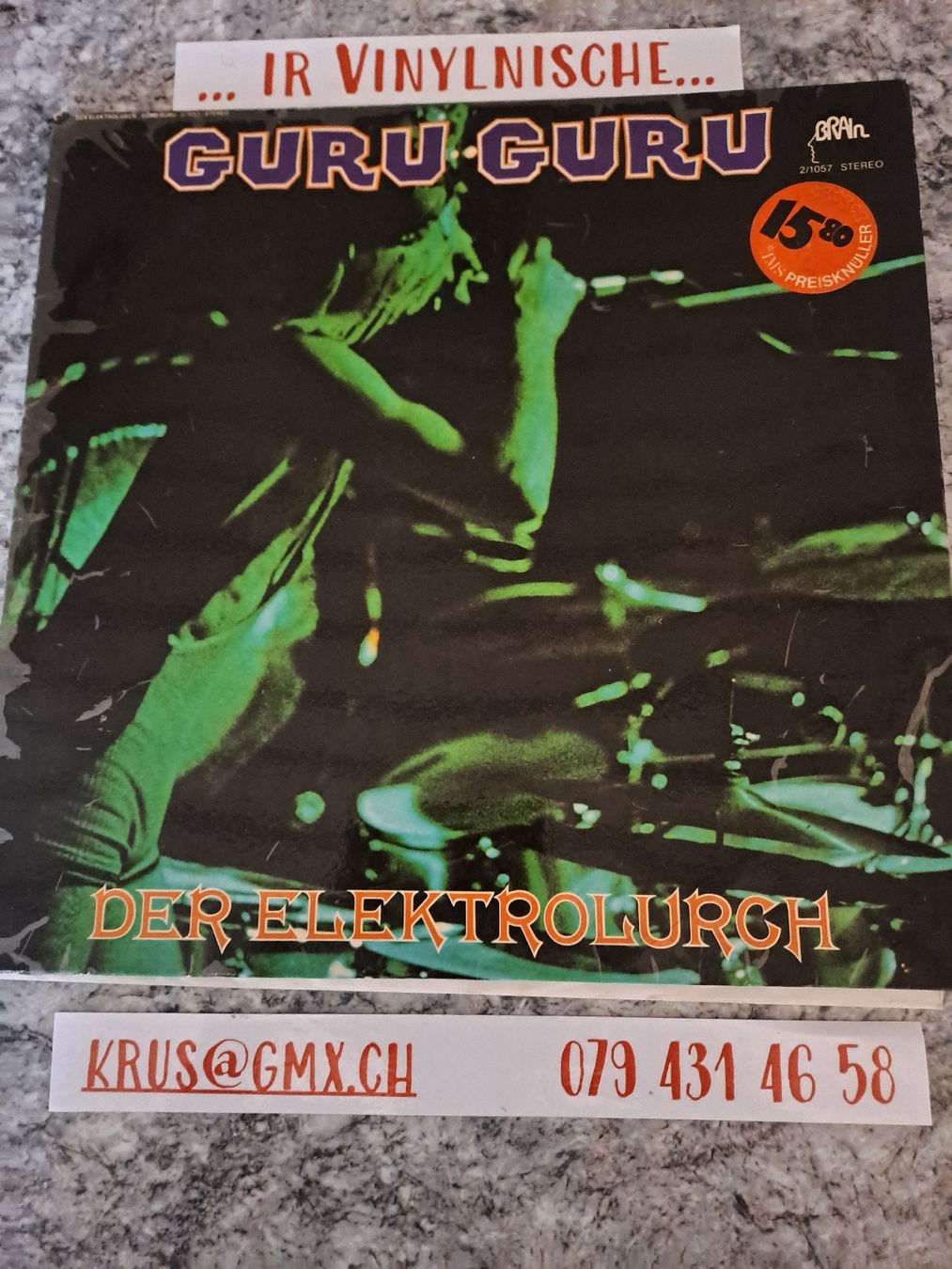 Dischi in vinile: DLP  GURU GURU  "Der Elektrolurch"  BRAIN – Usato da Uetendorf venduto da Essiggurken