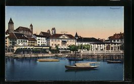 Rapperswil, Partie am Restaurant zum Ank