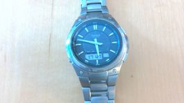 Casio Lineage LCW-M150T Funk / Solar Herren Uhr Titan, Top!